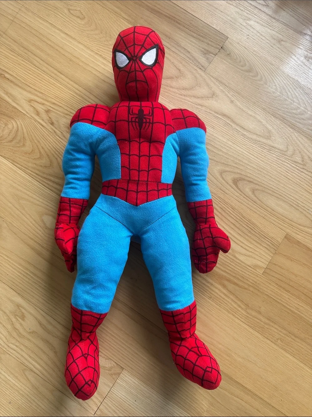 Large Marvel Spider Man Plush Pillow Buddy Stuffed Superhero Toy - Picture 2 of 12